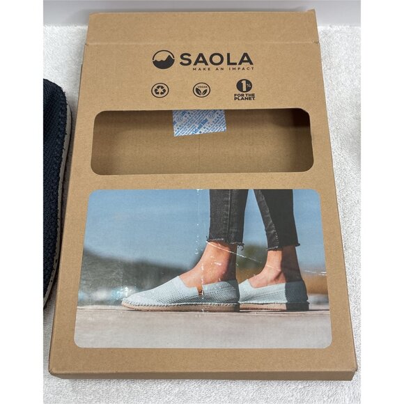 SAOLA Women's Sequoia II Slip-On Shoes Black NWB Size 8.5 - Picture 10 of 10